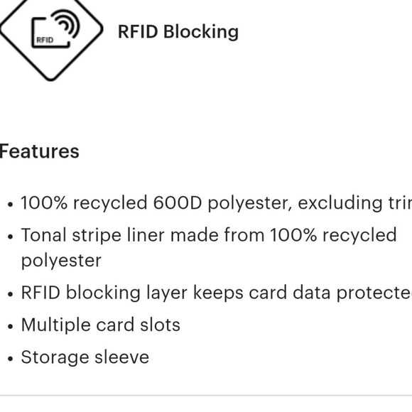 Herschel Supply Co. Charlie Cardholder Wallet- Ash Rose - Picture 4 of 6